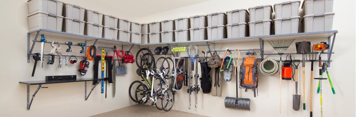 Monkey Bars Garage Storage