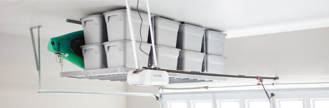 Overhead Garage Ceiling Storage Gorgeous Garage