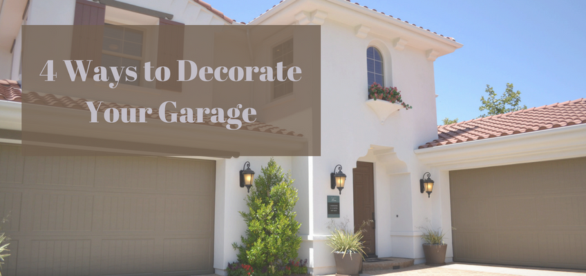 4 Ways to Decorate Your Garage