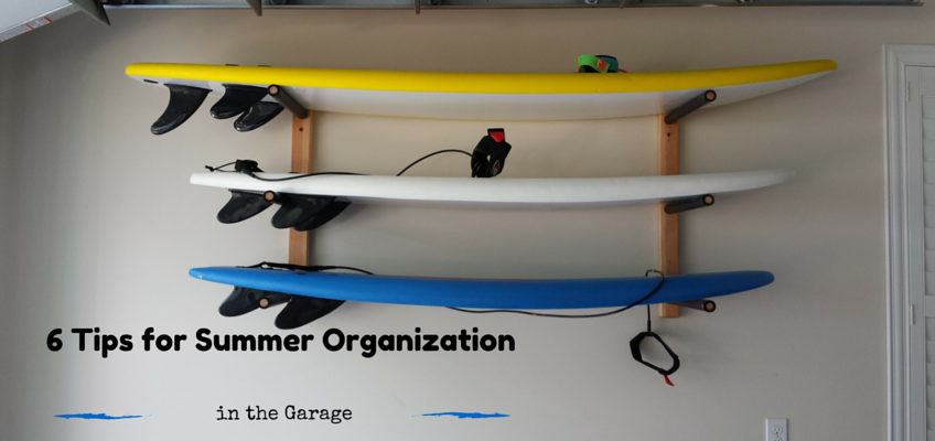 Summer Organization in the Garage