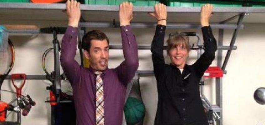 The Property Brothers Use Monkey Bar Storage