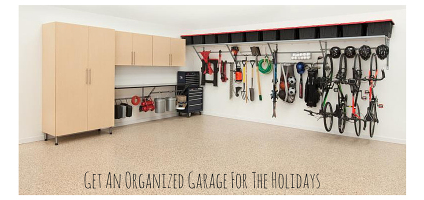 Organized Garage For The Holidays