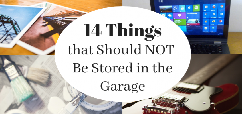 14 Things that Should Not Be Stored in the Garage