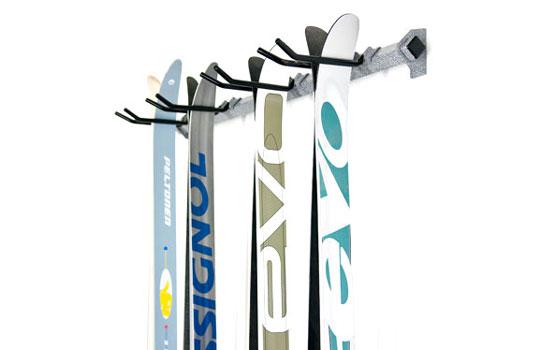 garage cross country ski racks