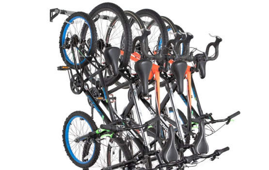 5 x Universal Double Arm Storage Hooks 70mm Small Garage Shed Bike Wall Mount 