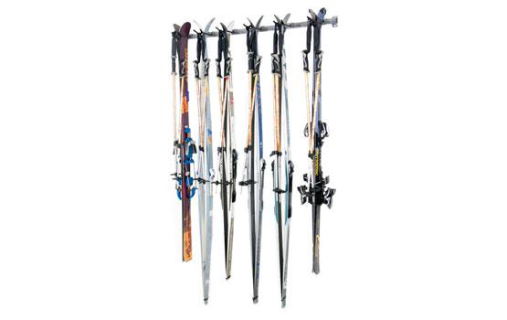 cross country ski wall rack