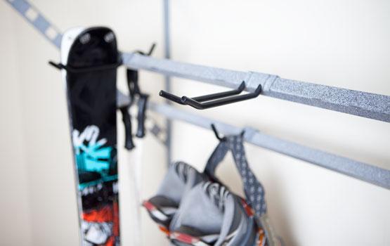 garage ski hook
