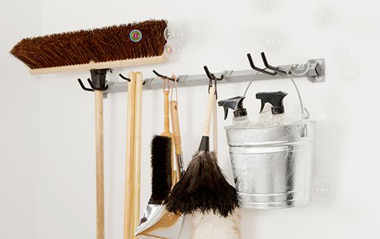 broom rack